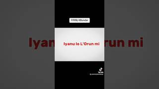 Listen to the full audio of IYANU on YouTube Channel Titilope Iyowu [upl. by Eyssej321]