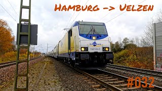 Führerstandsmitfahrt 032  Sommertag nach Uelzen [upl. by Arrak]