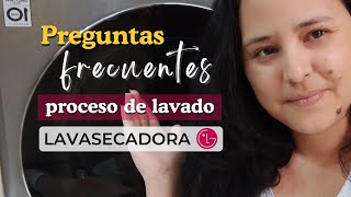 Preguntas Frecuentes Lavadora Secadora LG  ¿Consume poca AGUA lavadoralg [upl. by Juanita]