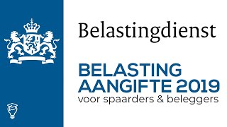 Belastingaangifte over 2019 [upl. by Icam]