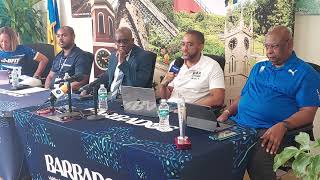 New BFIT President Launches 2024 Barbados Triathlon Calendar [upl. by Enyalaj317]