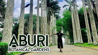 Full Tour of The BEAUTIFUL ABURI BOTANICAL GARDENS in Eastern Region Ghana [upl. by Ydnagrub]