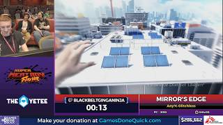 Mirrors Edge Any Glitchless  SGDQ 2017 by Blackbeltginganinja [upl. by Drye192]