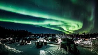 Naturschauspiel Nordlichter über Lappland [upl. by Vatsug]