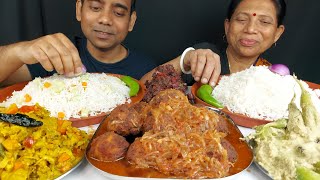 HEALTHY BENGALI LUNCH  DELICIOUS FOOD EATING SHOW [upl. by Niatsirk]