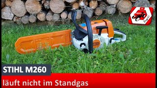 Motorsäge läuft nur auf Halb und Vollgas  Stihl MS260 [upl. by Lamont]