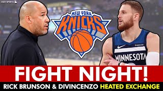 The TRUTH Behind Donte DiVincenzo amp Rick Brunson Fight  New York Knicks News [upl. by Euqram900]