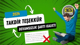 Takdir Teşekkür Onur Belgesi Nasıl Alınır  Devamsızlık Şartı Kalktı Mı [upl. by Atiuqcir989]