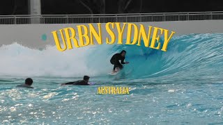 URBN SYDNEY WAVE POOL ADVANCEPROGRESSIVE TURNS CAMCORDER PANASONIC HCVX1 4K HD [upl. by Nysila]