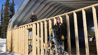 Building Endwalls with Sawmill Lumber  Quonset Hut Workshop [upl. by Albric936]