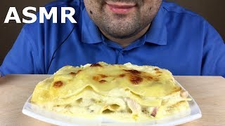 ASMR CHEESY CREAMY LASAGNA MUKBANG Eating Sounds NO TALKING  Russian ASMR [upl. by Nassi]