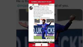 Ravindra Jadeja Reacts to HATE  Ravindra Jadeja Cricket Comeback Soon  Cricket News shorts [upl. by Crawford]