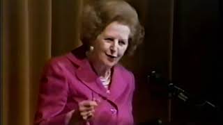 Margaret Thatcher speaks in Mississippi 20 September 2000 [upl. by Onaivlis]