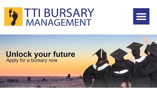 TTI BURSARY APPLICATION 2024 [upl. by Llyrat]