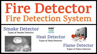 Fire Detector  Fire Detection System  Types of Fire Detector  SmokeHeatFlame Detector [upl. by Wey]