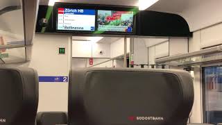 SOB Schweizerische Südostbahn  Treno Gottardo  Ansage [upl. by Eon469]