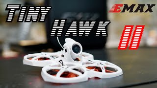 Emax Tinyhawk II Review Setup amp Bind Best tiny whoop micro drone for beginnersindoor flying [upl. by Aciretahs]