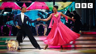 Montell Douglas and Johannes Radebe Quickstep to Get Happy by Ella Fitzgerald ✨ BBC Strictly 2024 [upl. by Zingg]