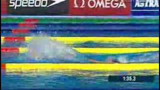 Phelps Shatters 200meter Butterfly World Record [upl. by Anak]