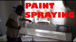 Spray kitchen London respray kitchen doors cupboards units MDF spray painting [upl. by Blau]