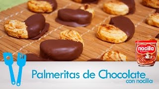 Palmeritas de Hojaldre con chocolate [upl. by Fons]