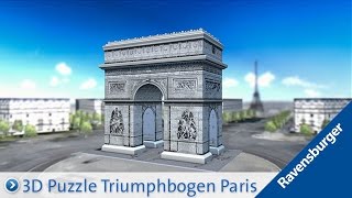 Ravensburger 3D Puzzle Triumphbogen Paris [upl. by Nodnart130]