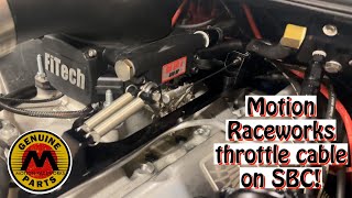 Installing a Motion Raceworks throttle cable [upl. by Basile]