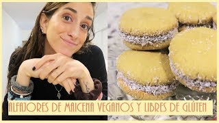 ALFAJORES DE MAICENA VEGANOS Y SIN GLUTEN [upl. by Yspyg]