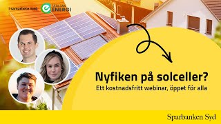 Webinar  Nyfiken på solceller [upl. by Glassman]