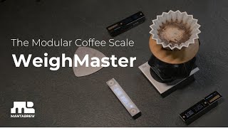 Now on Kickstarter WeighMaster The MultiDisplay Modular Coffee Scale [upl. by Etnovad98]