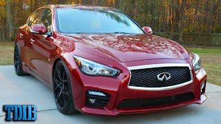 525HP Infiniti Q50 Review Four Door Nissan 400Z [upl. by Rior411]