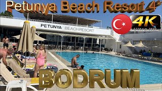 4K BODRUM PETUNYA BEACH RESORT 2023 GOOD SEA HOTEL TURKEY [upl. by Hadihsar]