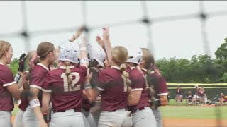 STATE HIGHLIGHTS Silver Lake softball advances to championship game with win over Holcomb [upl. by Zenger497]