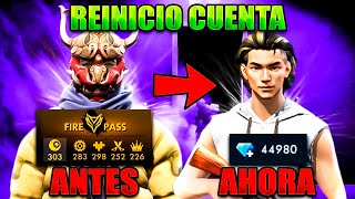 BUSQUE a 4 JUGADORES que REINICARON sus CUENTAS de FREE FIRE 😱 LA CAG4RON [upl. by Pages]