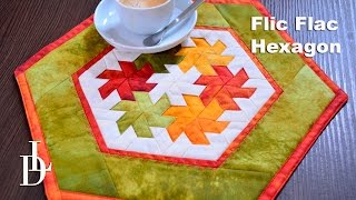 Flic Flac Hexagon  Pinwheels Triangl Patchwork [upl. by Dragelin841]