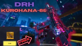 FREE LEGENDARY DRH KUROHANA68  Call Of Duty Mobile [upl. by Gabriell]