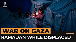 Palestinians displaced by Gaza war prepare for Ramadan  Al Jazeera Newsfeed [upl. by Drofla224]