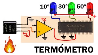 Como hacer un Termómetro que pueda medir de 0ºC a 50ºC [upl. by Nirahs]