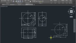 Presse papiers dans autocad [upl. by Fitzger530]