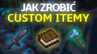 Jak zrobić CUSTOM ITEMY w MINECRAFT ItemEdit plugin i inne sposoby [upl. by Azal]