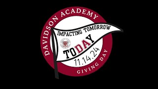 Giving Day at Davidson Academy  November 14 2024 [upl. by Pippa965]