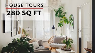 House Tours A 280 SQ FT BudgetFriendly Apartment in Paris France [upl. by Maybelle]