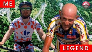 I TRIED TO BEAT MARCO PANTANIS Alpe dHuez RECORD on an EBIKE  Tour de France [upl. by Ras]