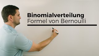 Binomialverteilung Formel von Bernoulli Stochastik  Mathe by Daniel Jung [upl. by Karyn]