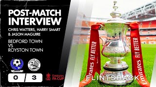 POSTMATCH INTERVIEW  BEDFORD TOWN  FA CUP 1QR REPLAY [upl. by Thirzia813]