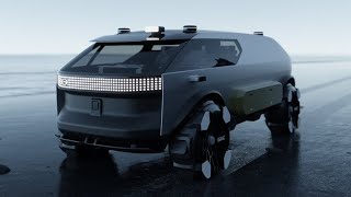 GACs Sleek Autonomous Electric Camper Van Unveiled [upl. by Pier]