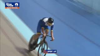 Conor Leahys pacesetting  Adelaide Track League  Santos Festival of Cycling 2022 [upl. by Eatnwahs]