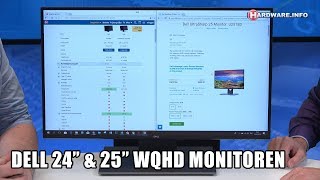 Dell P2418D amp U2518D WQHD monitoren review  HardwareInfo TV 4K UHD [upl. by Ecilegna10]