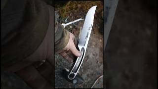 Forging a Bowie Knife from a Broken Crescent Wrench  Ultimate DIY Blade blacksmith diy handmade [upl. by Dimond]