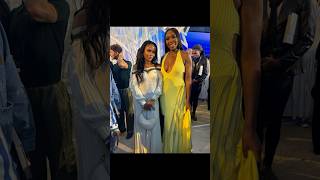 quotFrances Tiafoes Girlfriend Ayan Broomfield Stuns Alongside Venus Williams at Paris Fashion Weekquot [upl. by Jeu]